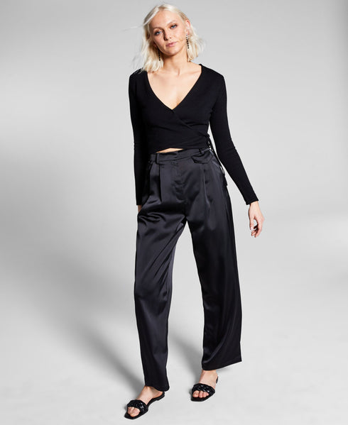 Now This Womens Satin Trousers